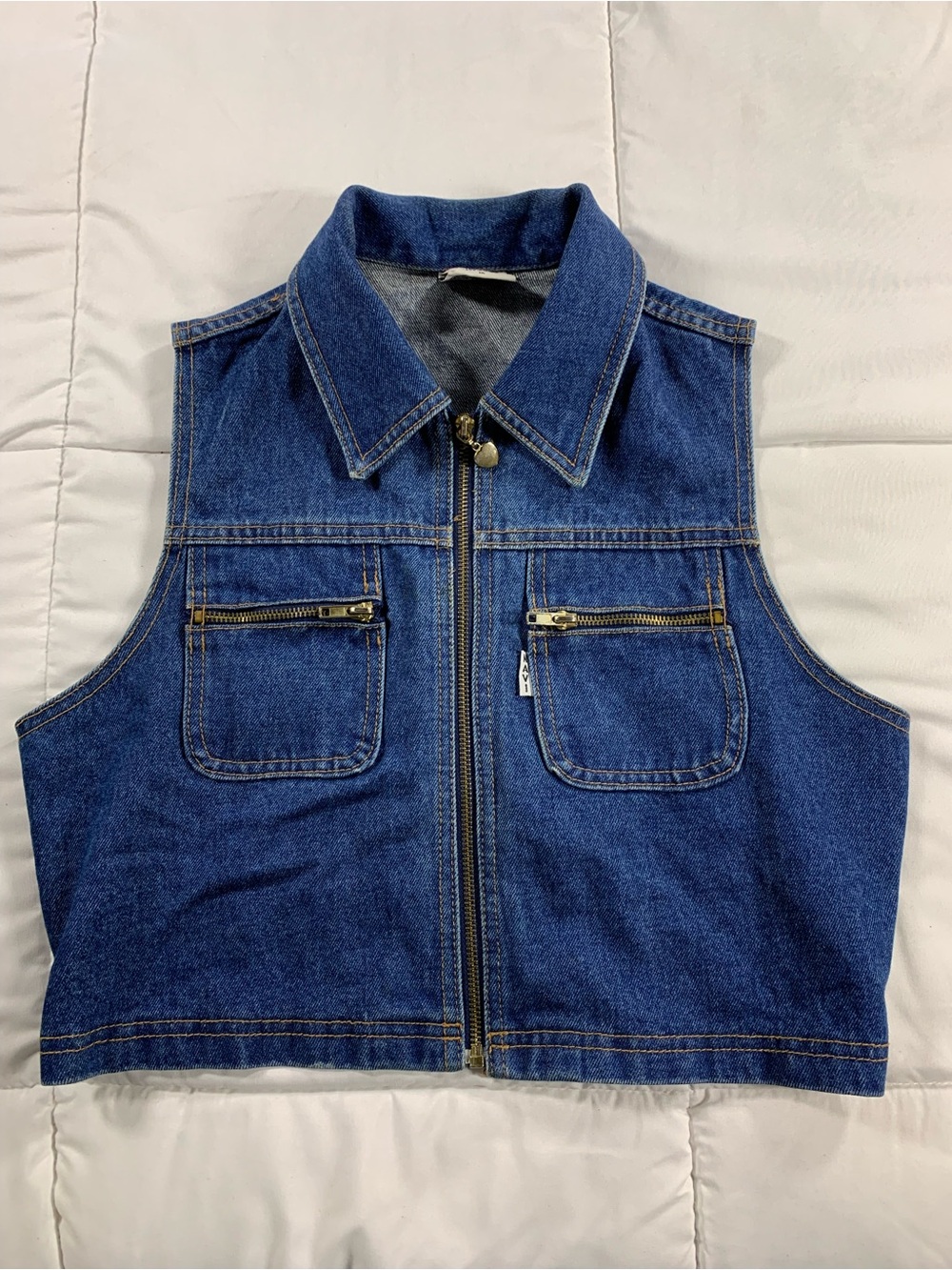 Preloved Navi jean vest size M